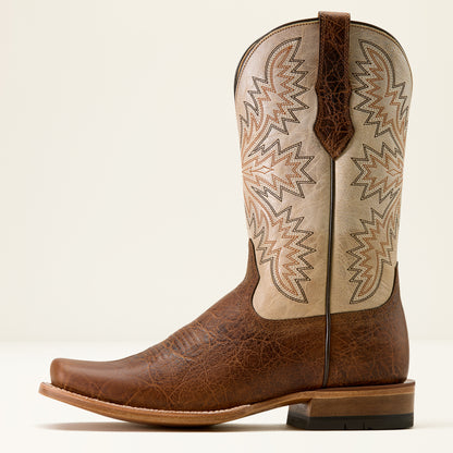 Ariat Mens South Fork Cutter Toe Cowboy Boot Adobe Clay