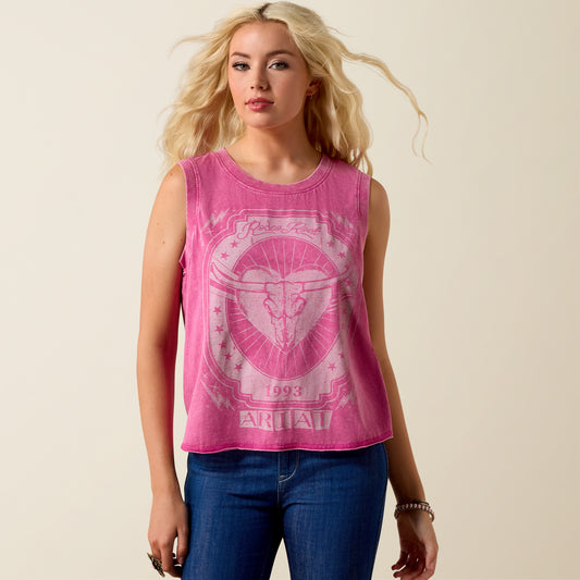Ariat Ladies Rock N Roll Tank Rose Sorbet