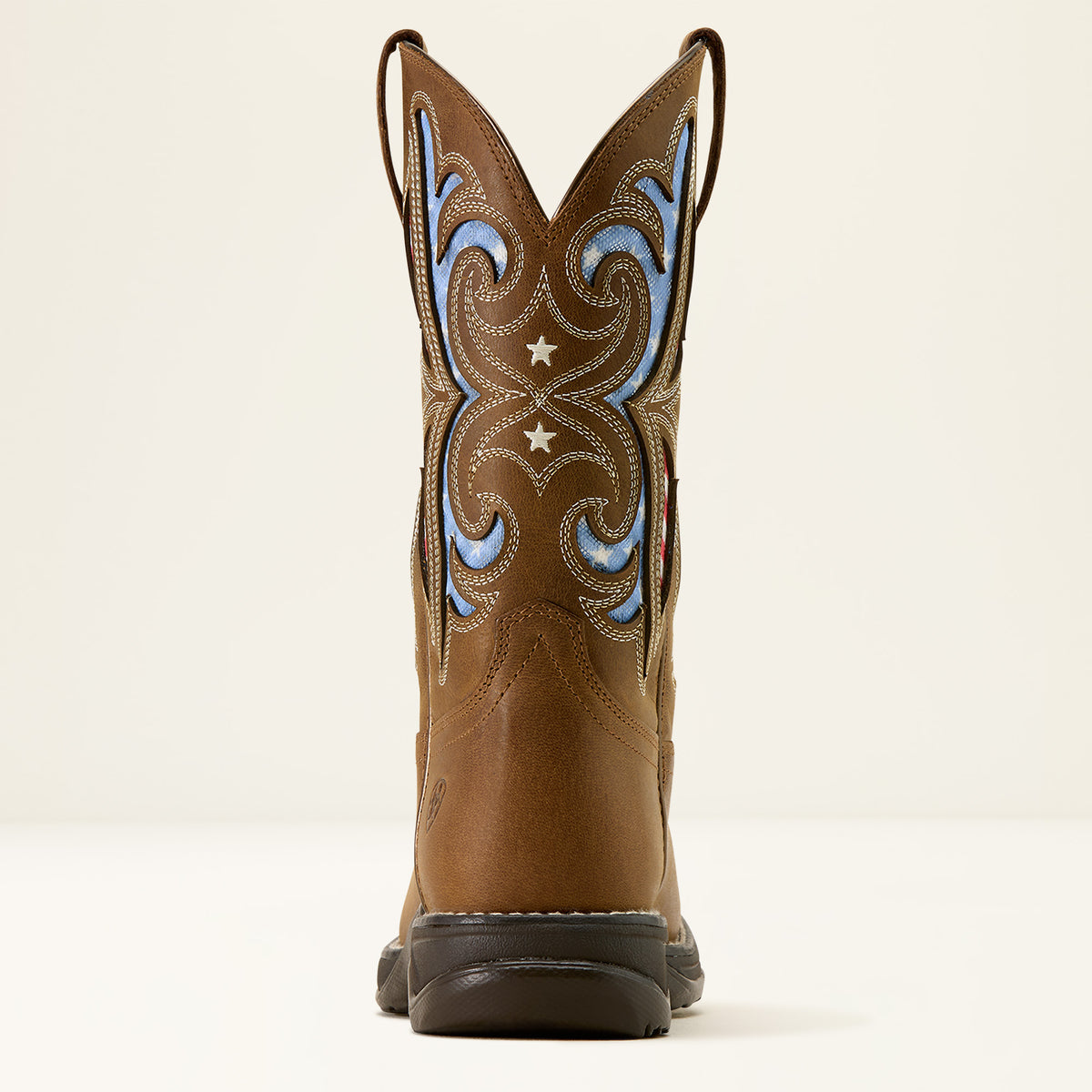 Ariat Ladies Anthem Proud Venttek Square Toe Western Boot Aged Tan