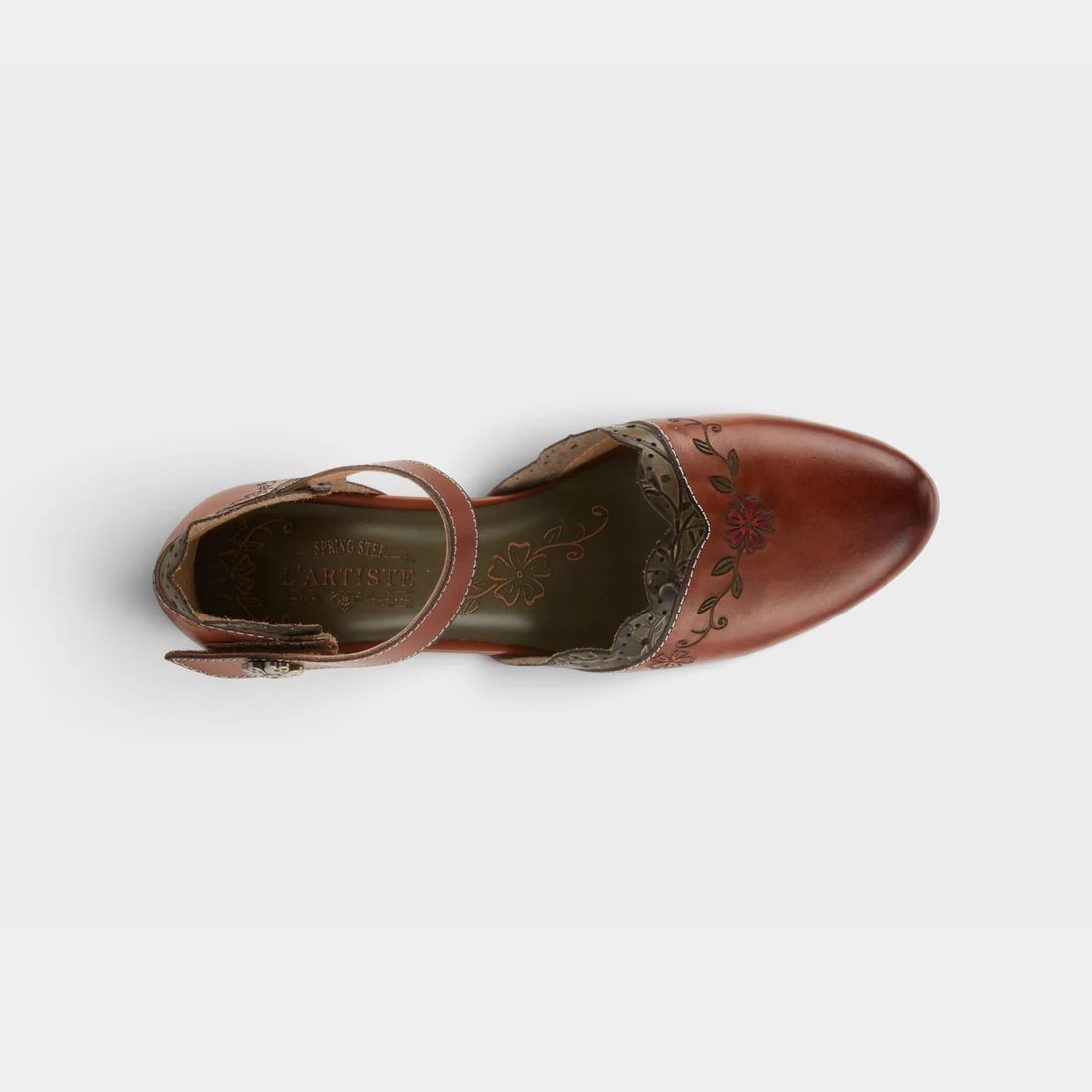 L'Artiste Sayyes Shoes Dark Camel Multi