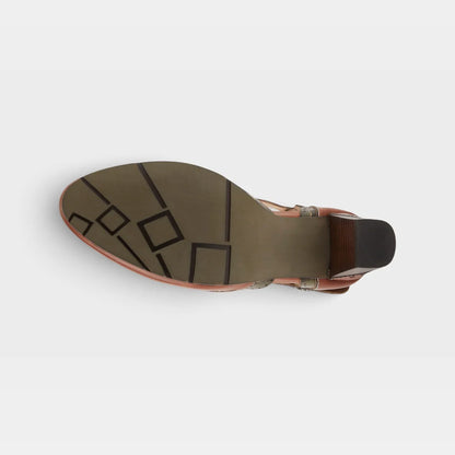 L'Artiste Sayyes Shoes Dark Camel Multi