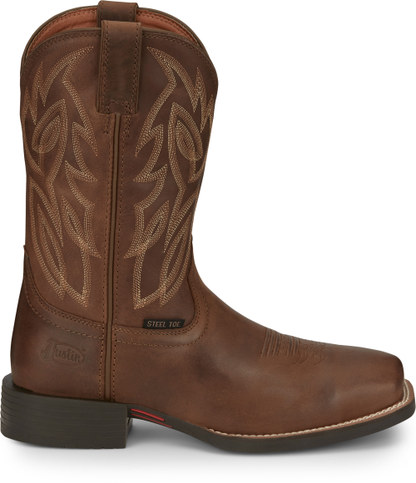 Justin Canter Dusky Brown Cowhide Steel Toe