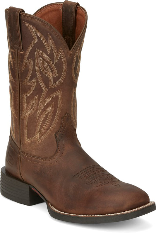 Justin Canter Distressed Brown Square Toe