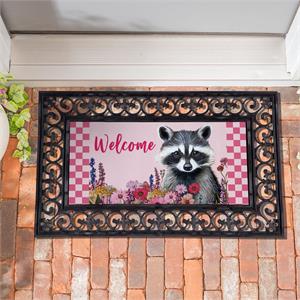 Evergreen Floral Raccoon Sassafras Switch Mat