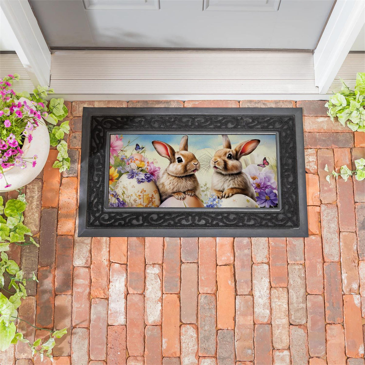 Evergreen Bunny & Easter Egg Sassafras Switch Mat