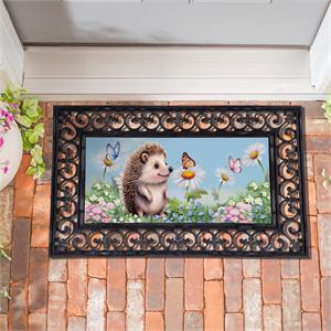 Evergreen Hedgehog & Daisies Sassafras Switch Mat