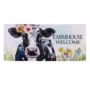 Evergreen Floral Cow Sassafras Switch Mat