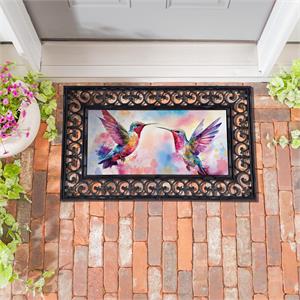 Evergreen Watercolor Hummingbird Sassafras Switch Mat