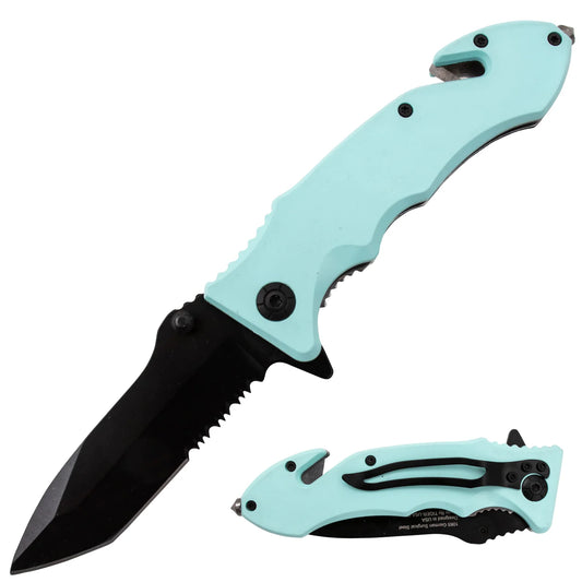 Tiger USA Teal Tactical Knife