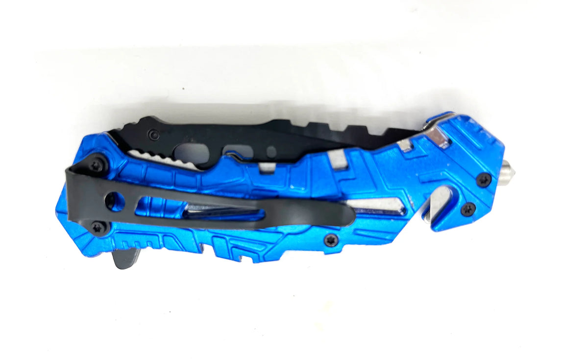 Tiger USA Blue Flip Knife