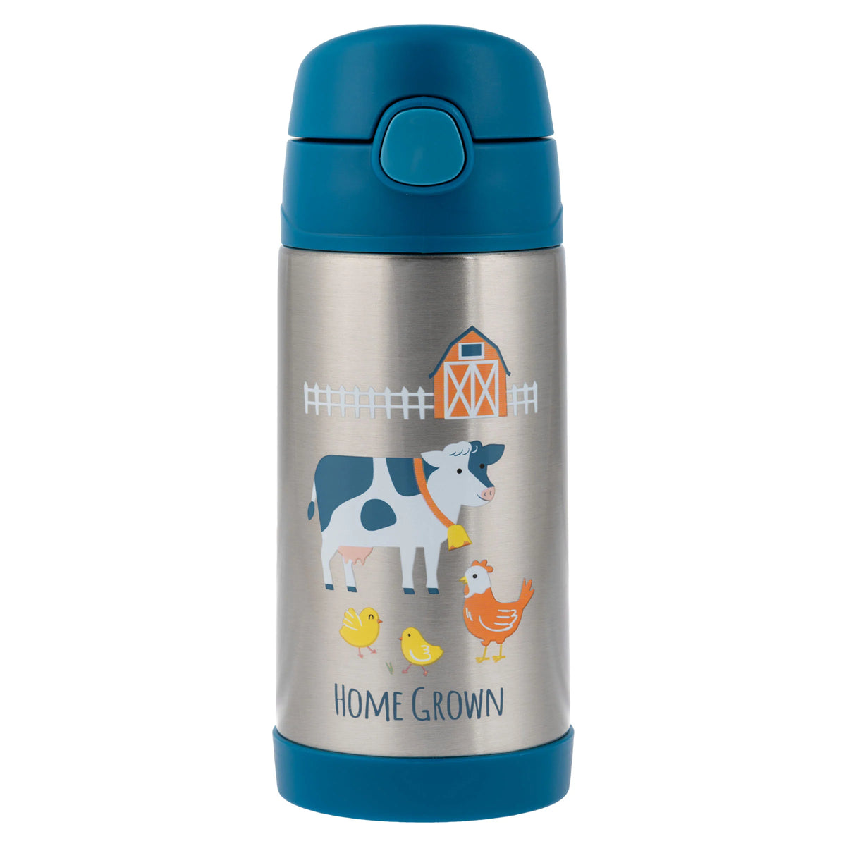 Stephen Joseph Insulated Stainless Steel Bottle Farm