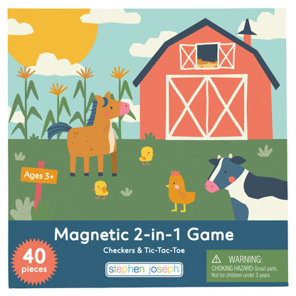 Stephen Joseph Magnetic 2-in-1 Farm Game