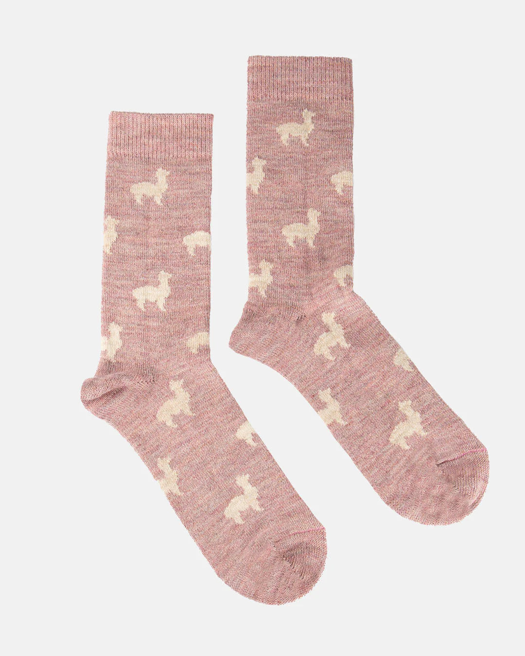 Simply Natural Alpaca Figure Sock Pink