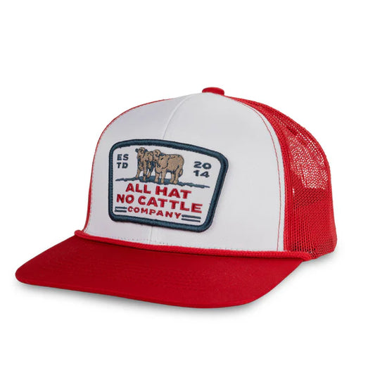 Sendero All Hat No Cattle Hat White/Red