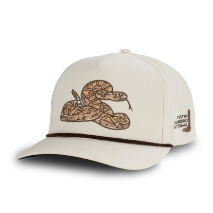 Sendero Rattlesnake Hat White