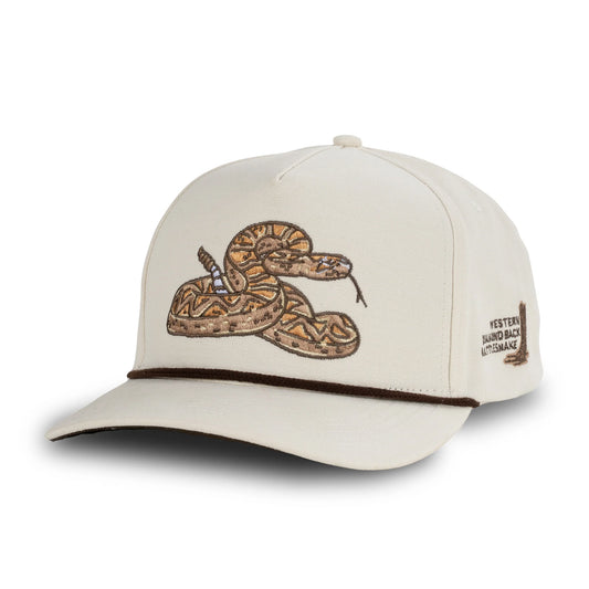 Sendero Rattlesnake Hat White