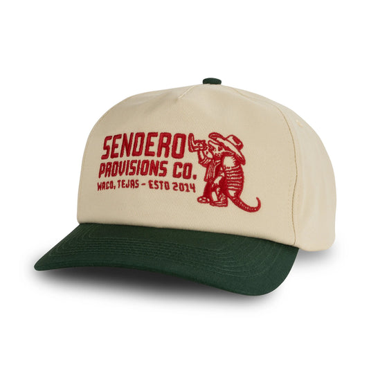 Sendero Armadillo Hat Cream/Green