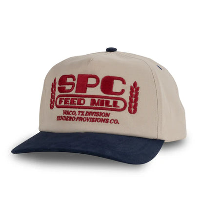 Sendero Feed Mill Hat Cream/Navy