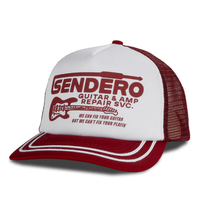 Sendero Guitar Repair Hat Red