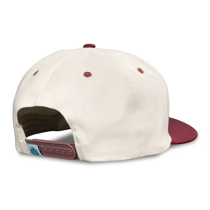 Sendaro Logo Hat Cream/Maroon