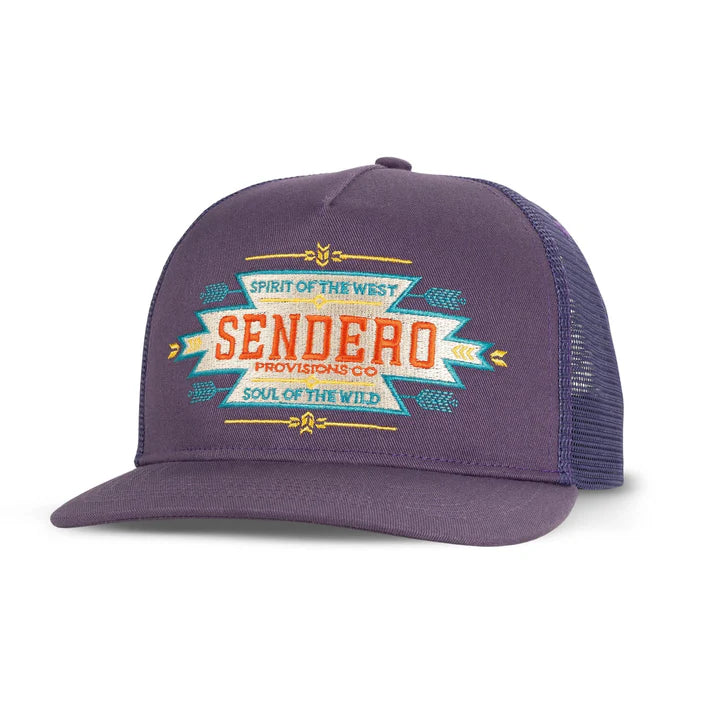Sendero Southwest Hat Purple