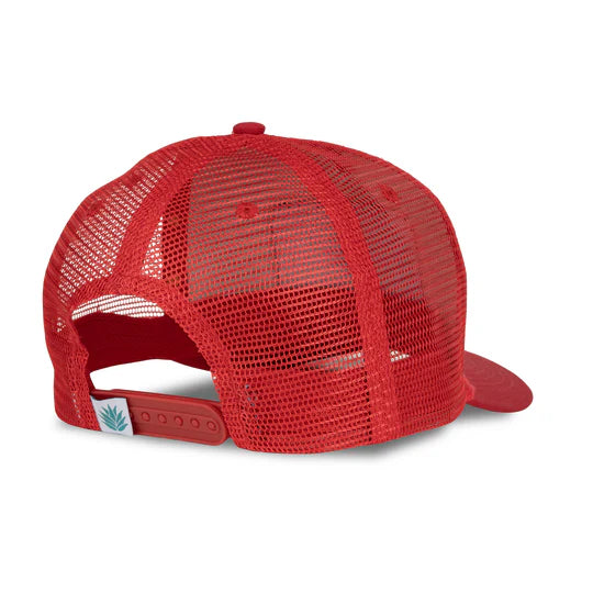 Sendero Cowboy Pro Shop Hat White/ Red