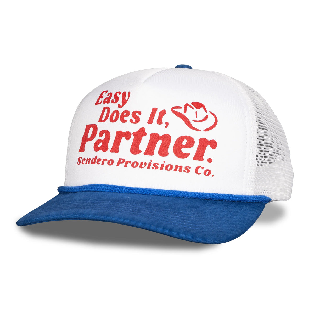 Sendero Easy Does It Hat White/Red