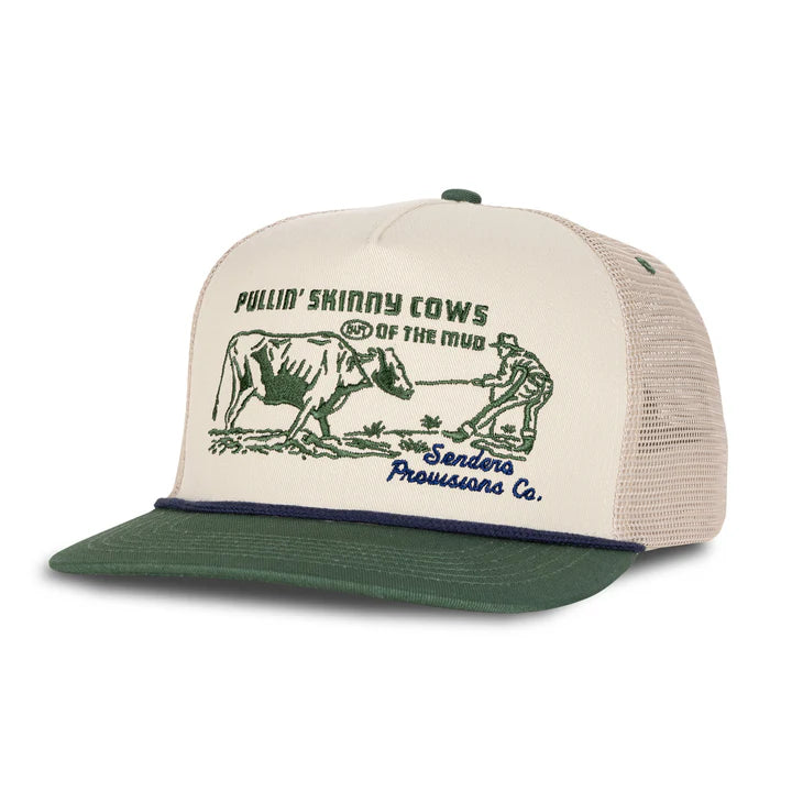 Sendero Skinny Cows Cream/Green