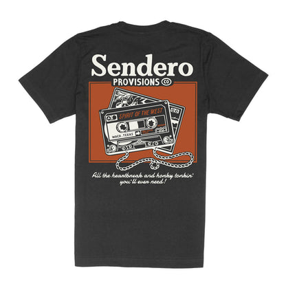 Sendero Cassette Tape T-Shirt Black