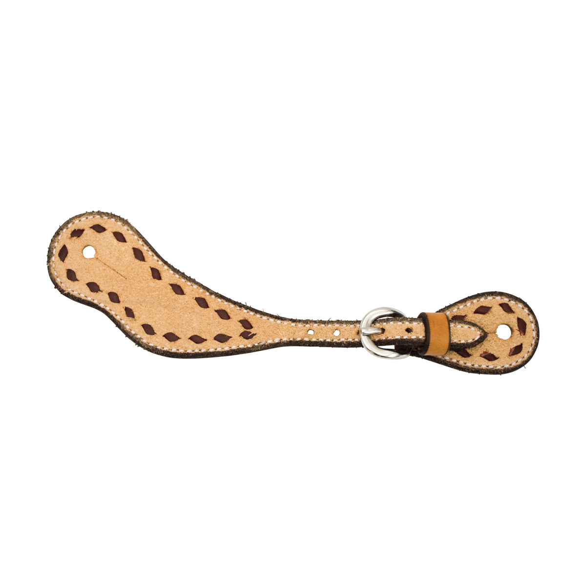 Cowboy Tack Roughout Buckstitch Spur Straps