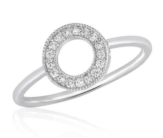 Circle CZ Stack Ring