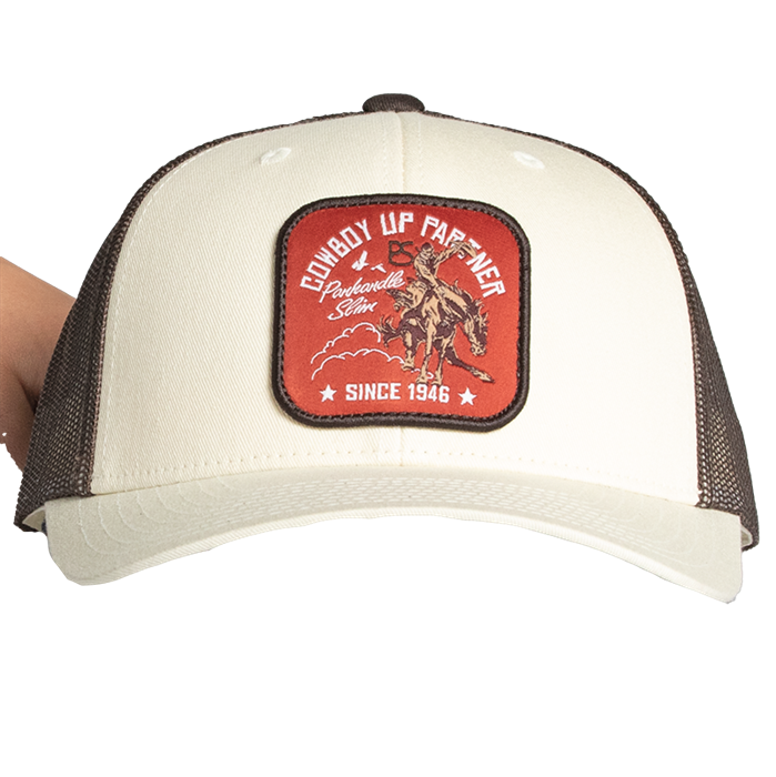 Panhandle Slim Logo Patch Hat Beige