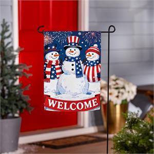 Evergreen Journey to Bethlehem Suede Garden Flag