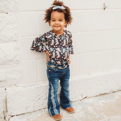 Shea Baby Two Toned Denim Jeans