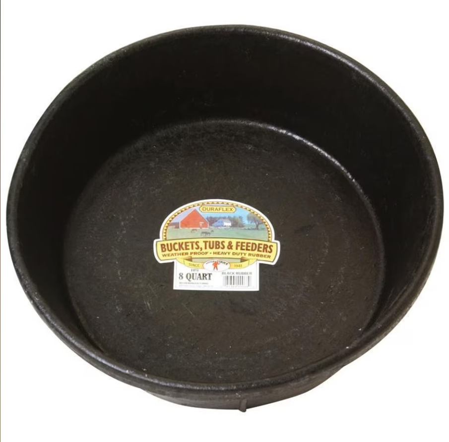 Little Giant Rubber Feed Pan