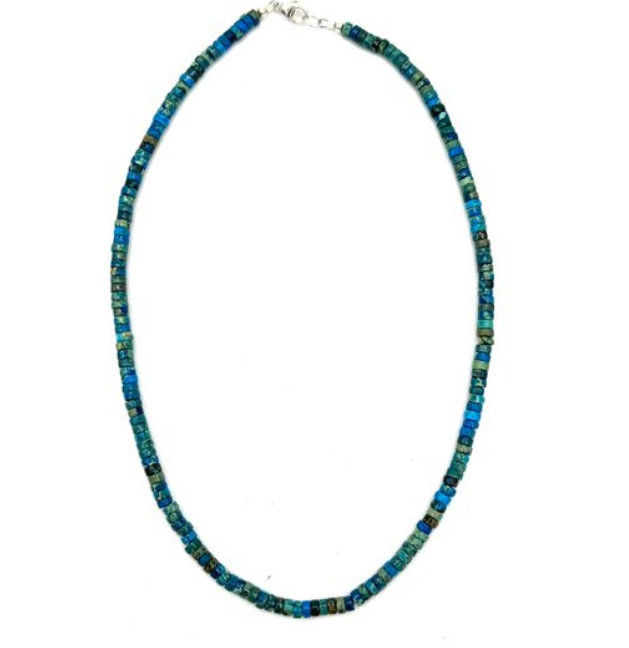 ITOG SS Azurite Stone Necklace