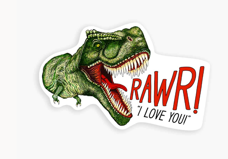 Nice Enough Stickers Rawr