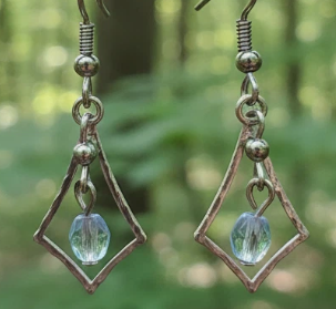 Silver Forest Kite Shape and Bead Silver