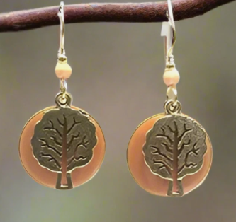 Silver Forest Tree of Life on Disc Gold