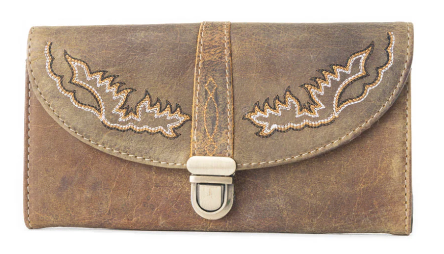 Myra Charcoal Fiesta Wallet