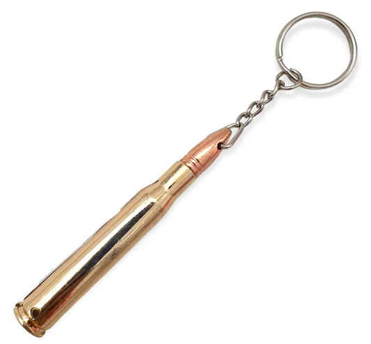 Red Deer Bullet Knife Keychain