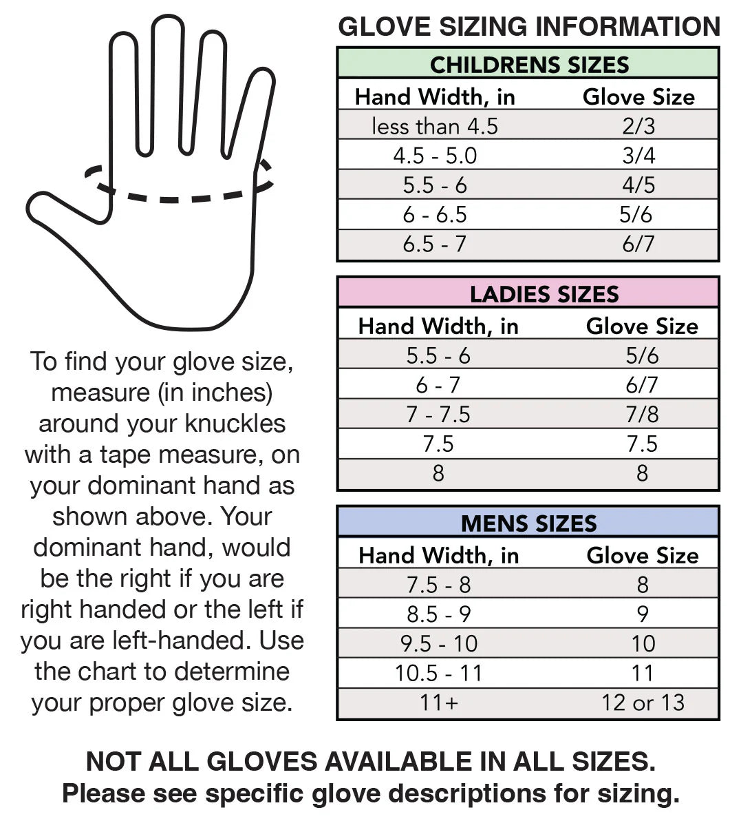 SSG Equestrian Barn Glove
