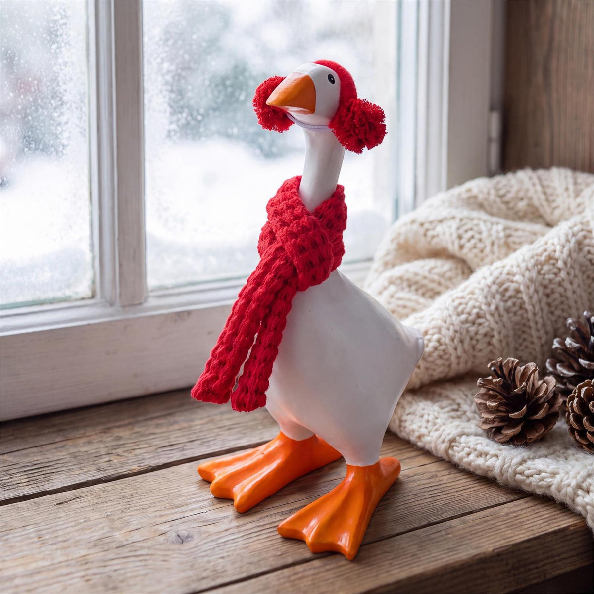 Evergreen Gordy Accessory - Winter Scarf & Earmuffs Outfit