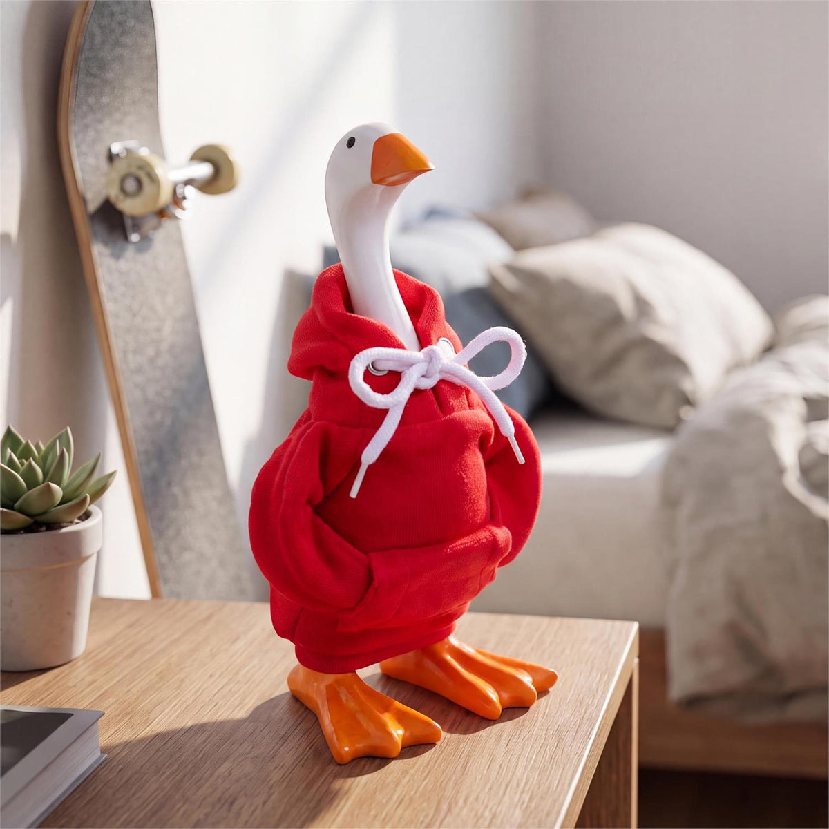 Evergreen Gordy Accessory - Red Hoodie Outfit