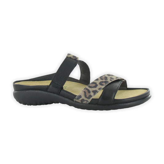 Naot Tariana Soft Black Cheetah Combo
