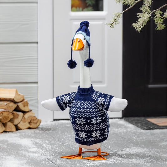 Evergreen Giddy the Goose Outfit Blue Sweater