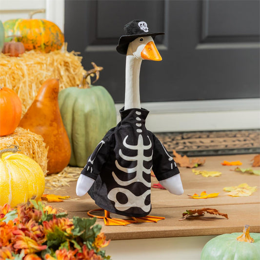 Evergreen Porch Goose Outfit Skeleton (Glow in the Dark)