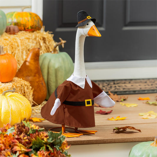Evergreen Giddy the Goose Outfit Harvest Pilgrim Couple Gander