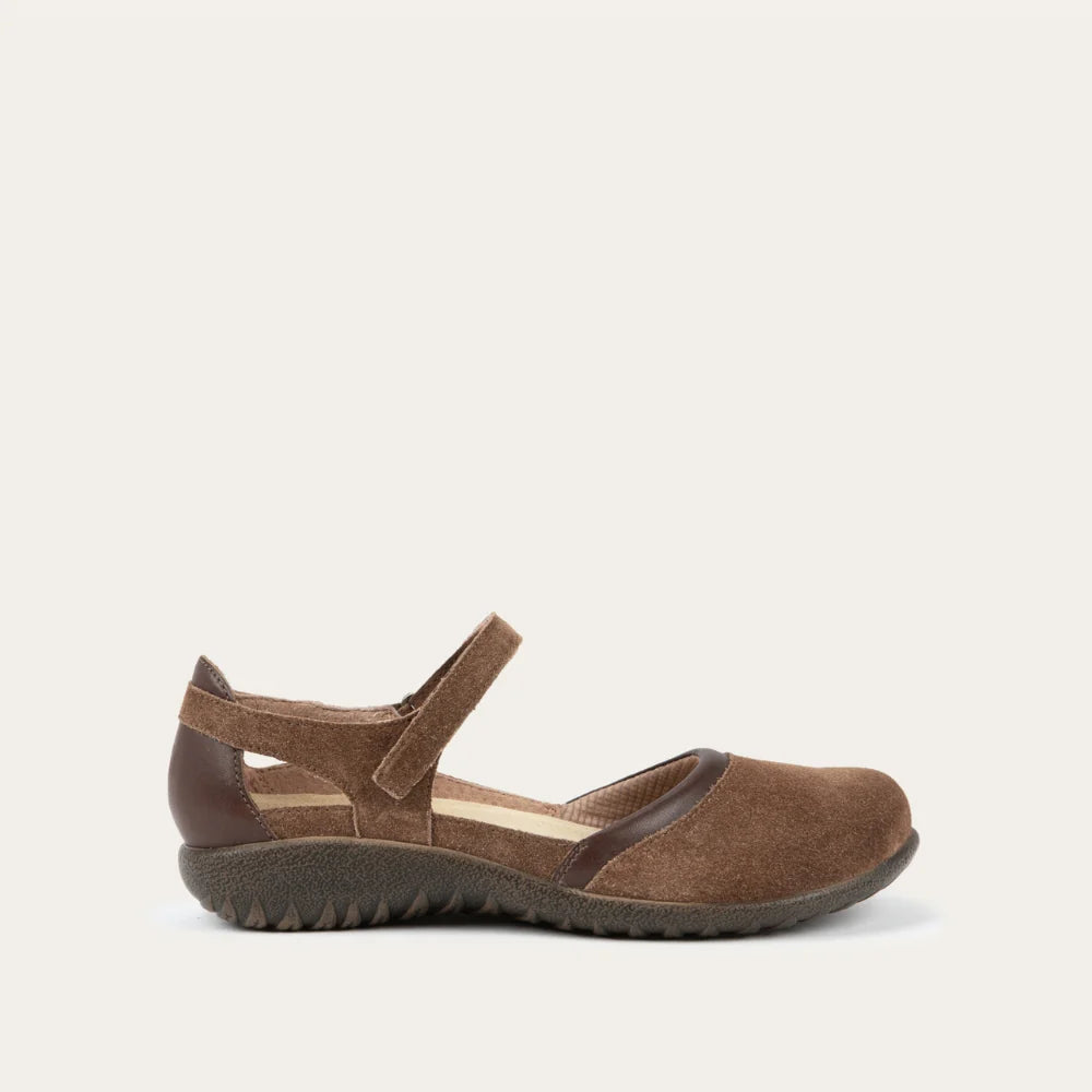 Naot Tekapo Brown Cedar Suede Toffee