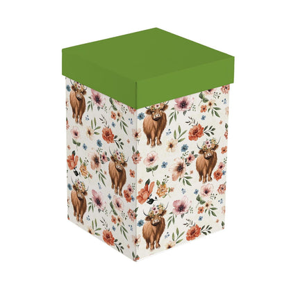 Evergreen Petal & Plow Ceramic Perfect Cup, Farm Highland Cow